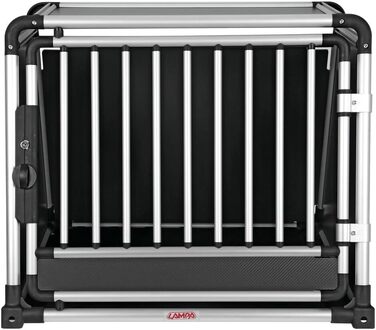 Транспортна переноска для тварин 83x73x66 см, алюміній та тканина