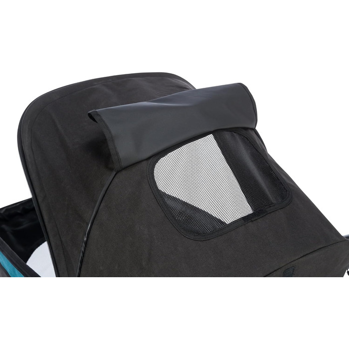 Візок для собак TRIXIE, чорний/бензин, 60x112x120 см, до 20 кг - 28960