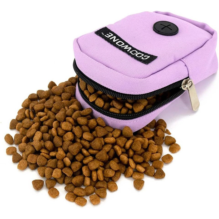 Сумка для ласощів та пакетиків для вигулу собак COOWONE, рожева (фіолетова)