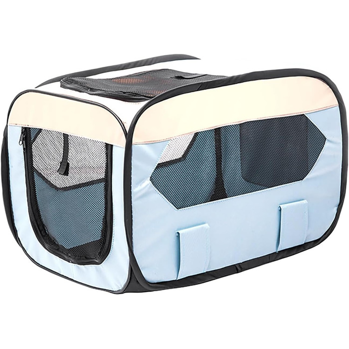 Складана переносна водяна переноска для собак та котів, 600D, XL (80x56x56 см), блакитний