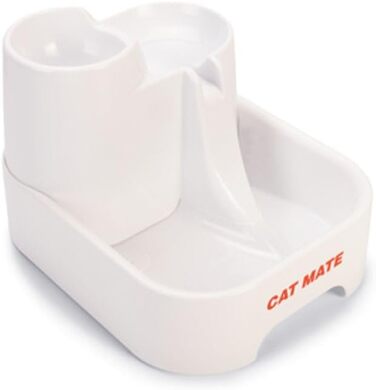 Автоматичний поїльник Cat Mate для котів і малих собак, 2 л, білий