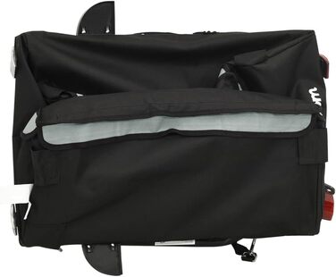 Причіп для велосипеда, переноска для собак, чорно-сірий, 30 кг, для щоденного транспортування, легко монтується