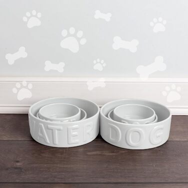 Миска для води Park Life Designs, велика, біла, класична, покращена упаковка