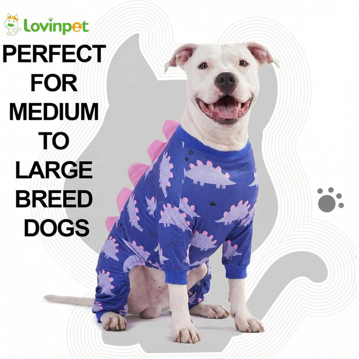 Комбінезон для собак великих порід LovinPet, чотирилапий, еластичний, з захистом від сонця (UV), антибактеріальний, для відновлення після операцій, зелено-оранжевий (чорний/рожевий), X-Large