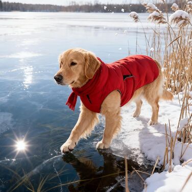 Зимова куртка для собак Mante, тепла пуховка для собак та котів. Міцна в'язана куртка з м'якого матеріалу для комфорту та тепла. (М'ятно-зелений, ) М'ятно-зелений (S, Червоний)