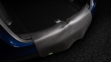 Захист краю багажника - Made in Germany, міцний захист краю багажника при завантаженні/розвантаженні, з кріпленням на липучках, 80 x 60 см, аксесуар для авто