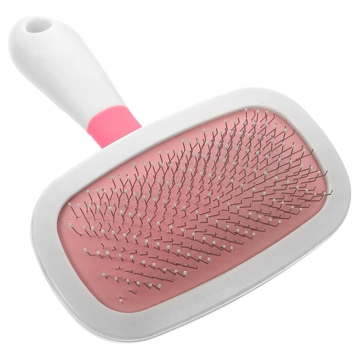 Масажна щітка для тварин ULTECHNOVO 3 шт. - вичісування шерсті котів та собак, рожева