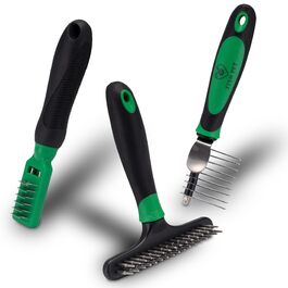 Набір для видалення шерсті для собак та котів: щітки для довгої та короткої шерсті, видалення підшерстка, гребінці