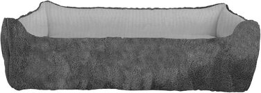 Італійська постільна білизна для собак та котів Hundehütte Love, сіра, 84 x 66 x 19 см, для всіх сезонів