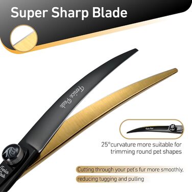 Ножиці для грумінгу собак Fenice Peak 8