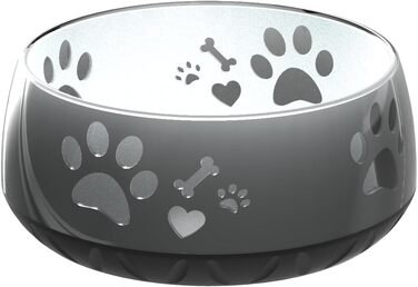 Миска для собак Elropet: маленькі та великі породи, нековзна, 330 мл (чорна)