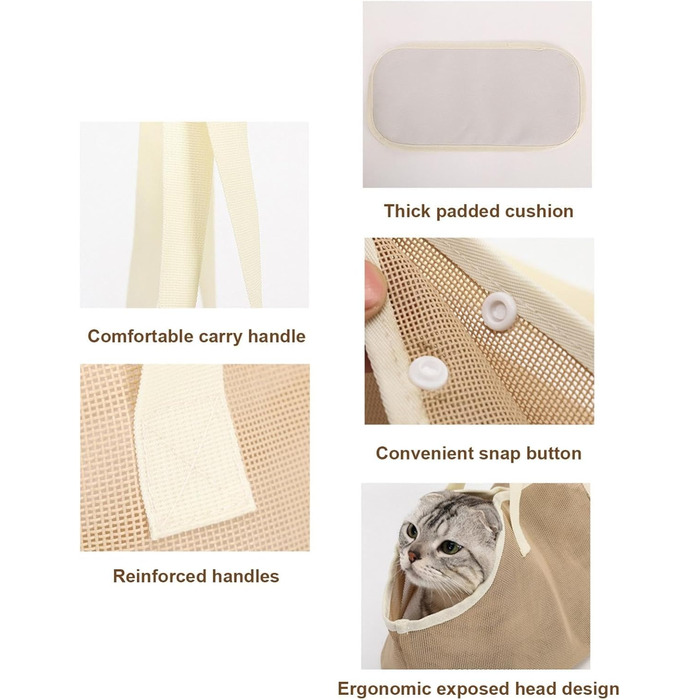 Транспортна переноска для собак та котів, складна переноска для тварин, переноска-сумка з сітки, велика та дихаюча переноска для цуценят