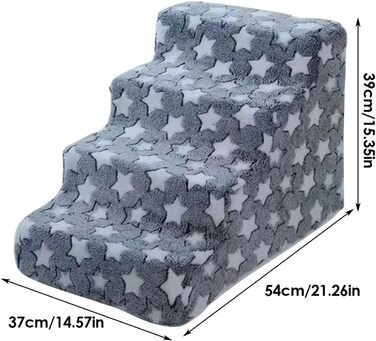 Рампа для собак та котів Cat Escabeau – портативна, складна, неслизька, синього кольору