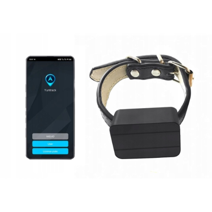 GPS-нашийник-локатор для собак з акумулятором 1200mAh, SOS-функція, керування через додаток, без абонплати