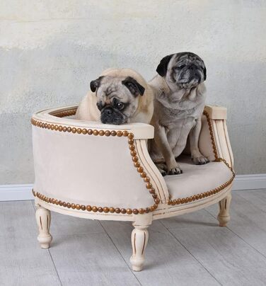 Диван для собак та котів, лежанка для собак, котячий лежак, банкетка, ліжко для собак та котів, диван, стиль барокко, Palazzo Exklusiv