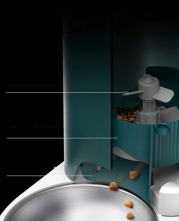 Автоматичний годувальник для котів та собак PETKIT, 2.4G WiFi, 3 л