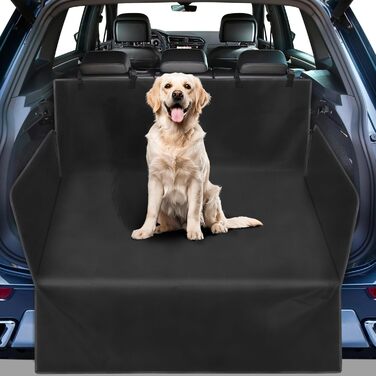 Захист для багажника автомобіля для собак, стежка з боків та захист краю багажника, лежанка для собак у багажник, водонепроникна та стійка до подряпин, універсальна ковдра для багажника автомобіля