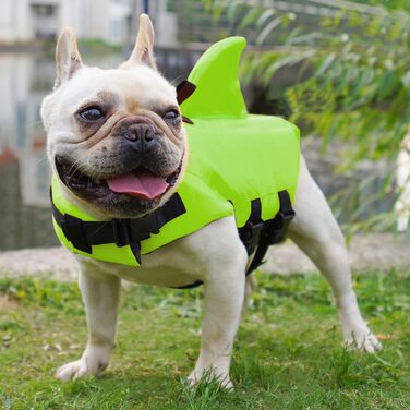Спасальний жилет для собак FONLAM: зелений, S (маленькі та середні породи)