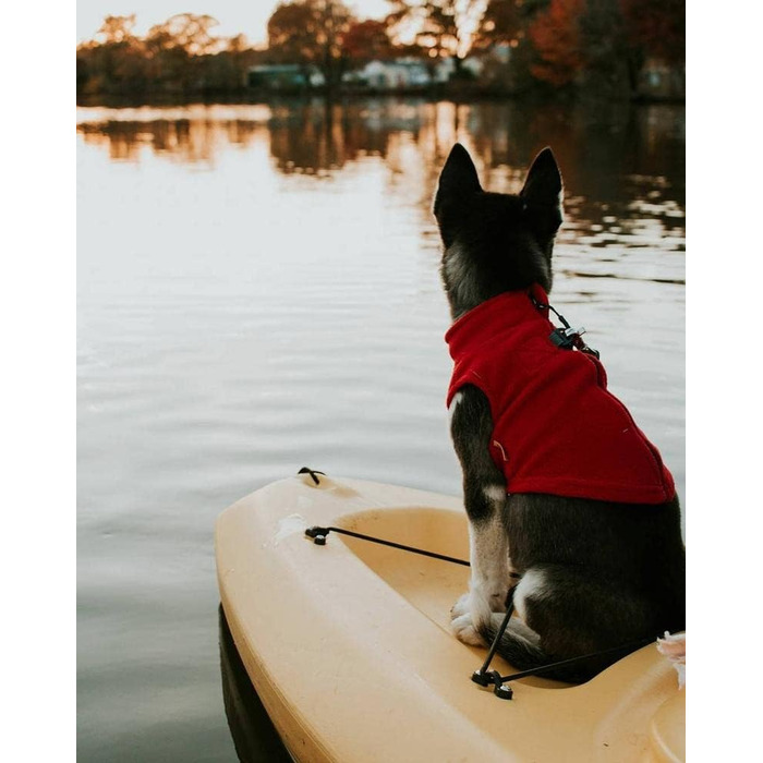 Тепла жилетка GOOBY для маленьких собак, червона, розмір L