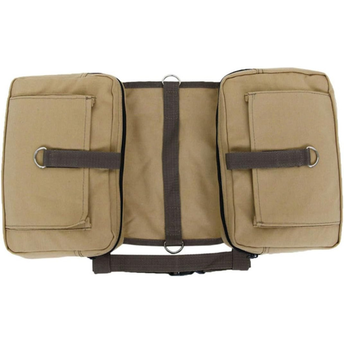 Рюкзак для собак NUOBESTY, регульований, з безпечним ременем, водонепроникний, дихаючий, для подорожей, кемпінгу, хакі