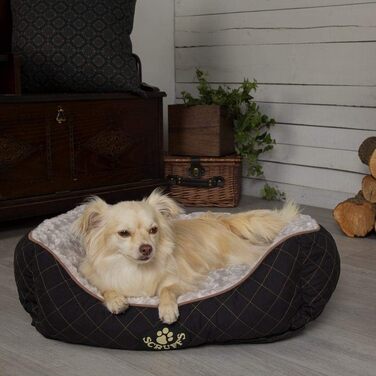 Лежак для собак Scruffs Wilton S, чорний