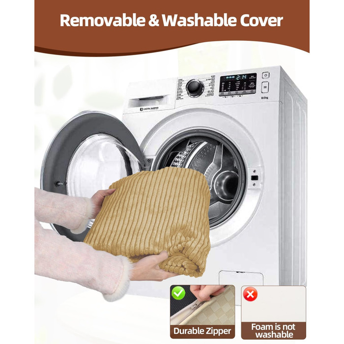 Сходинка для собак 4-ступенева, Khaki, 49.5 см, з високощільним пінополіуретаном, для диванів