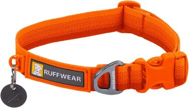 Нашийник для собак Ruffwear Front Range з V-подібним кільцем, регульований, зручний, м'який, з кільцем для повідка, помаранчевий, 14'-20'