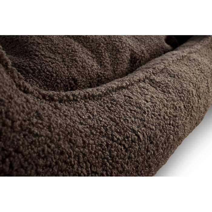 Ліжко для собак Gutekissen® Bear, середній розмір, сіре - з подушкою, миється - вибір кольору та розміру (L - 90x75)