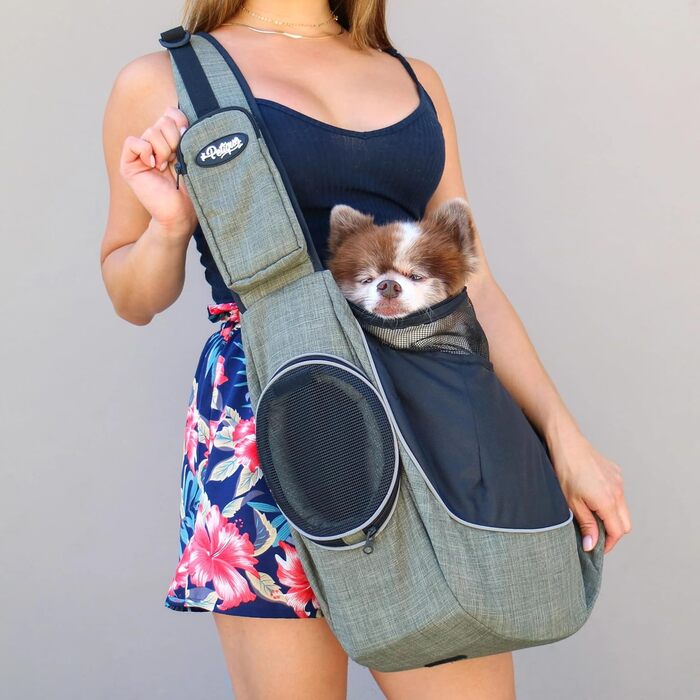 Переноска для собак та котів Petique – регульована, для маленьких та середніх порід, зручна та безпечна, для прогулянок та подорожей