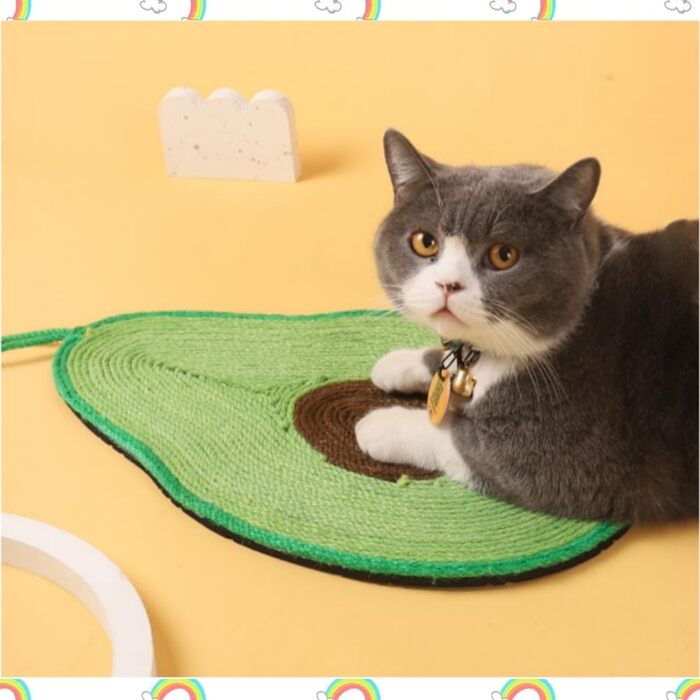 Килимок для котів Joyhaze з сизалю, для шліфування кігтів, на стіну або підлогу, захист від подряпин