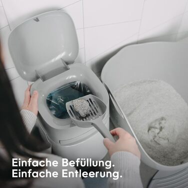 Контейнер для котячого наповнювача Litter Genie Easy Roll, екологічна система утилізації, №1 у США, з касетою для заміни