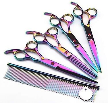 Набір для грумінгу собак та котів: професійний набір для догляду за шерстю, ножиці для стрижки, вищипування, догляд за тваринами