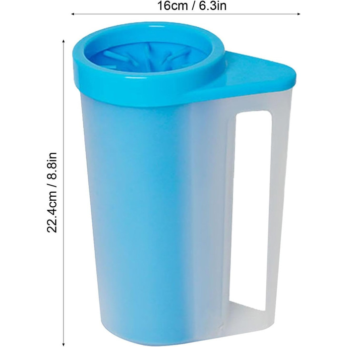 Миска для миття лап собак, силіконовий очищувач лап для домашніх тварин, інструмент для догляду за лапами собак та котів, компактний очищувач лап для подорожей, велика миска для лап