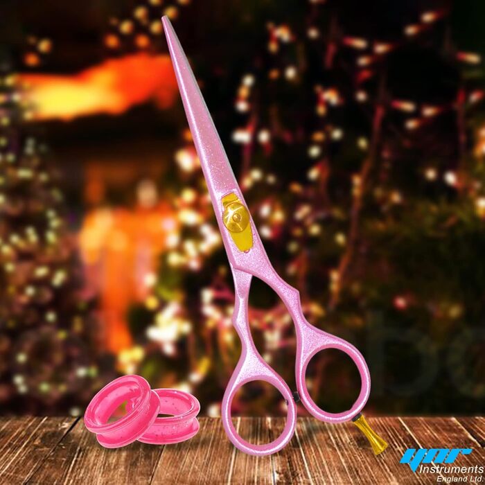 Професійний набір перукарських ножиць YNR (5,5 дюймів) – ножиці для стрижки та вирівнювання, гребінець, чохол. Підходить для чоловіків, жінок, дітей та дорослих.