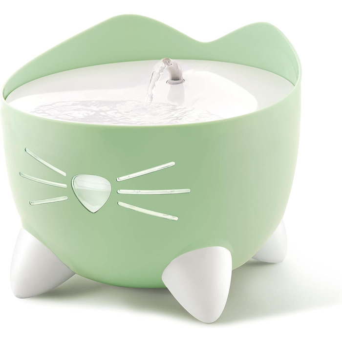 Питний фонтан для котів Catit Pixi, 2,5 л, м'ятний зелений