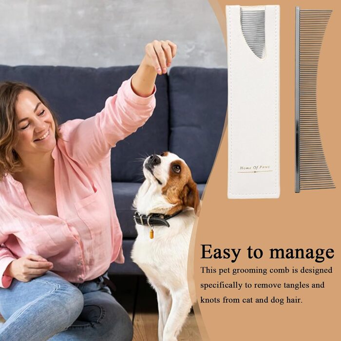 Гребінець для собак та котів, щітка для грумінгу, аксесуари для догляду за шерстю, для літніх собак, довгошерстих порід, щоденне використання, сезон линьки, для цуценят, срібна