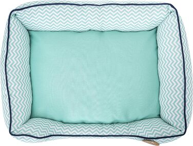 Ліжко для собак Now House by Jonathan Adler, розмір M, знімний чохол, зигзаг, пране