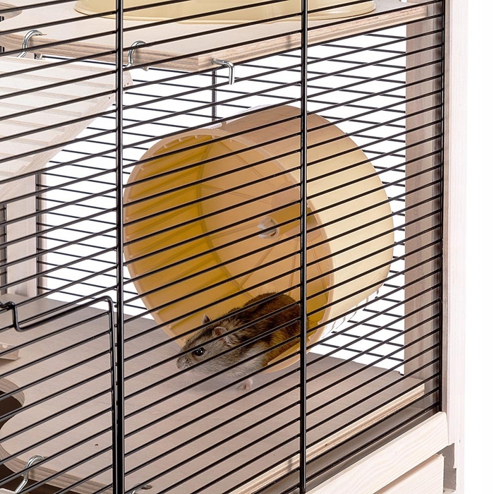 Дерев'яна клітка для гризунів FERPLAST HAMSTERVILLE, 60x34x49 см