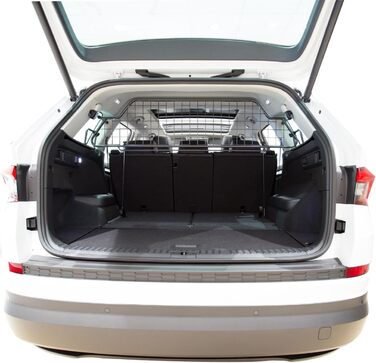 Сітка для собак Travall для Škoda Kodiaq (2016-2024) - автомобільна сітка, захист багажника, міцний сталевий захист для транспортування собак