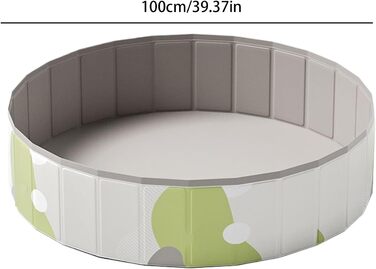 Надувний басейн для собак та котів, 80/100 см | Зручний, портативний, літній басейн для тварин