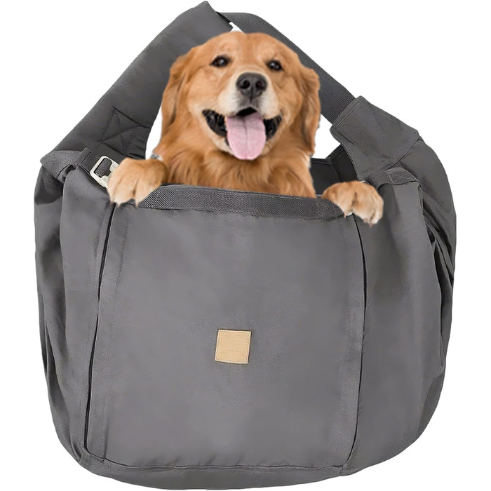 Рюкзак-переноска для собак, котів: м'яка підкладка, легка тканина, зручний дизайн | Аксесуар для подорожей, вихідів на природу, прогулянок | Сірий