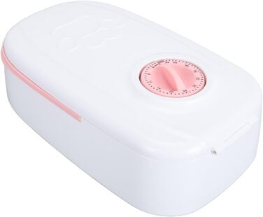 Автоматичний диспенсер для котячого корму з охолоджуваним відсіком, годівниця для малих собак, сухий/вологий корм, програмована годівниця (РОЖЕВИЙ)