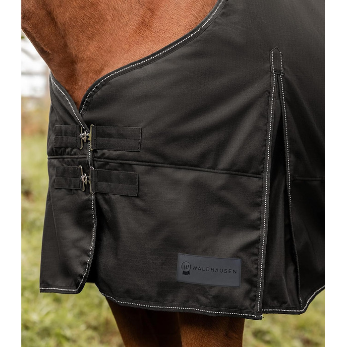 Waldhausen Outdoordecke Nordic, 50 г, 125 см, чорна попона для коня