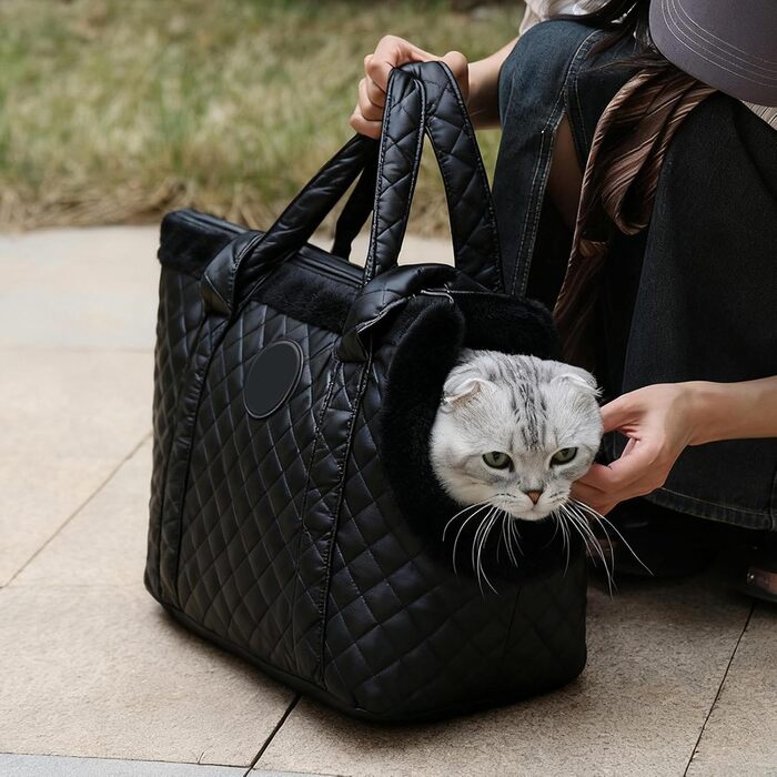 Сумка-переноска для тварин, водонепроникна, регульована, для собак і котів, для прогулянок взимку, в авто, на вулиці, в громадському транспорті