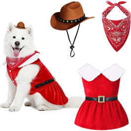 колір: червона сукня та бандана з коричневим капелюхом