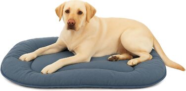 Подушка для собак та котів Flamingo - овальна, 77 x 54 см, Firenze, блакитна