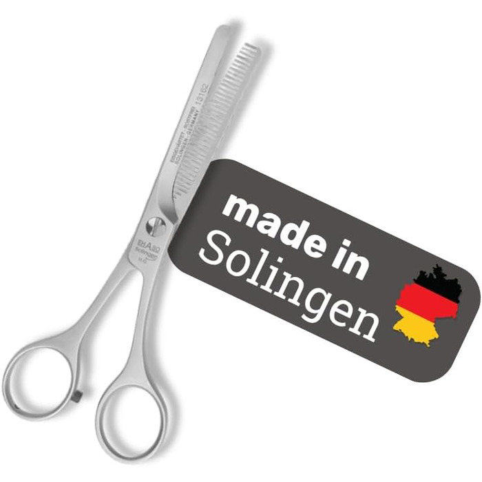 Ножиці моделювальні EHASO, 14 см, 34 зубці, односторонні, преміум-якість