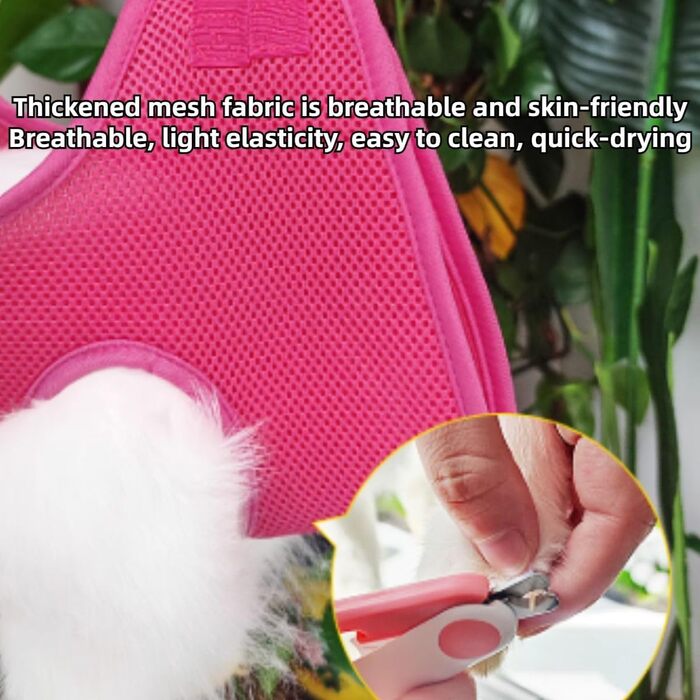 Гамак для кроликів з ремінком безпеки для догляду за кігтями та шерстю, сумка для купання кроликів, сумка для догляду за кігтями котів, аксесуар для догляду за дрібними тваринами (Сірий, XXS)