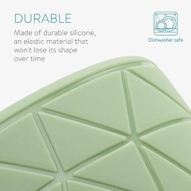 Набір силіконових мішечків для корму Navaris для собак (2 шт.) - мішечки для ласощів з кліпсою та магнітом - сумка для корму, сухого та вологого корму (сірий & темно-синій, зелений/сірий)