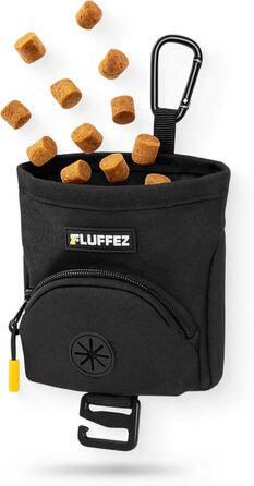 Сумка для ласощів для собак з дозатором кульок – Магнітна застібка, карабін та липучка – Компактна сумочка для цукерок для собак – Ідеально для дресирування та прогулянок
